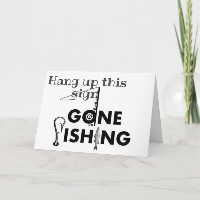 TARJETA ***PESCADOR**** PESCADO TODO EL DÍA EN TU CUMPLEAÑ (Anverso)