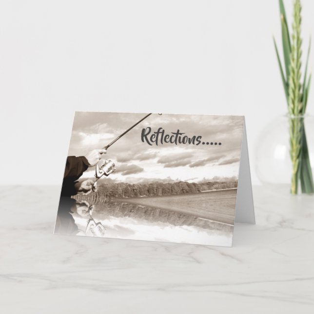 TARJETA PESCADOR ***REFLEXIONES DE TIEMPOS COMPARTIDOS**** (Anverso)