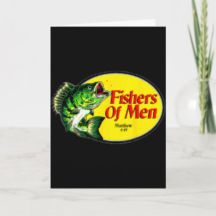 Tarjeta Pescadores De Hombres Mateo 4_19 Biblia De Pesca C