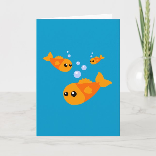 Tarjeta Pescados lindos (Anverso)
