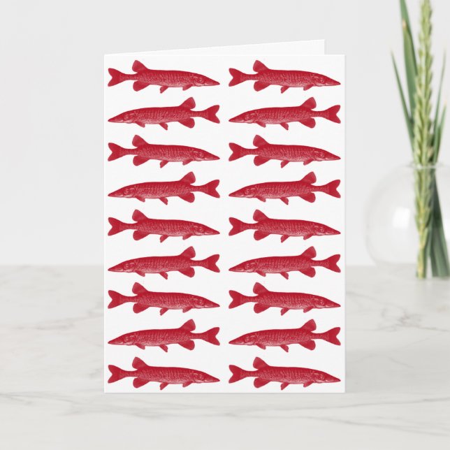 Tarjeta Pescados rojos de Muskie (Anverso)
