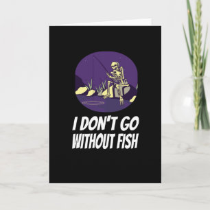 Tarjeta Pescar No Me Dormiré Sin Pescado