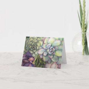 Tarjeta Pétalos en colores pastel