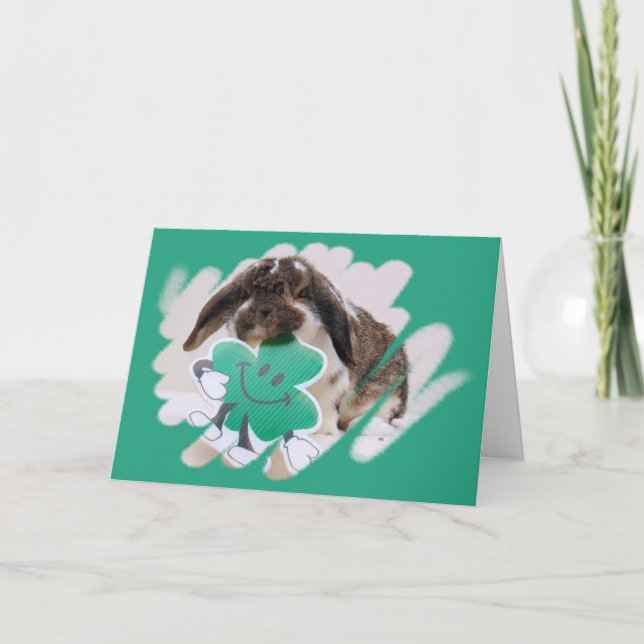 Tarjeta Petals-o-the-Shamrock (Anverso)