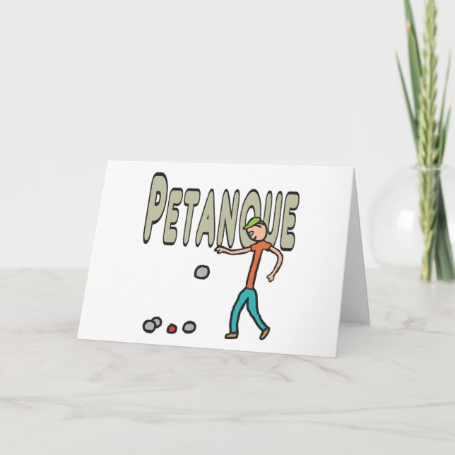 Tarjeta Petanque (Anverso)