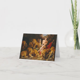 Tarjeta Peter Paul Rubens - Daniel In The Lions Den