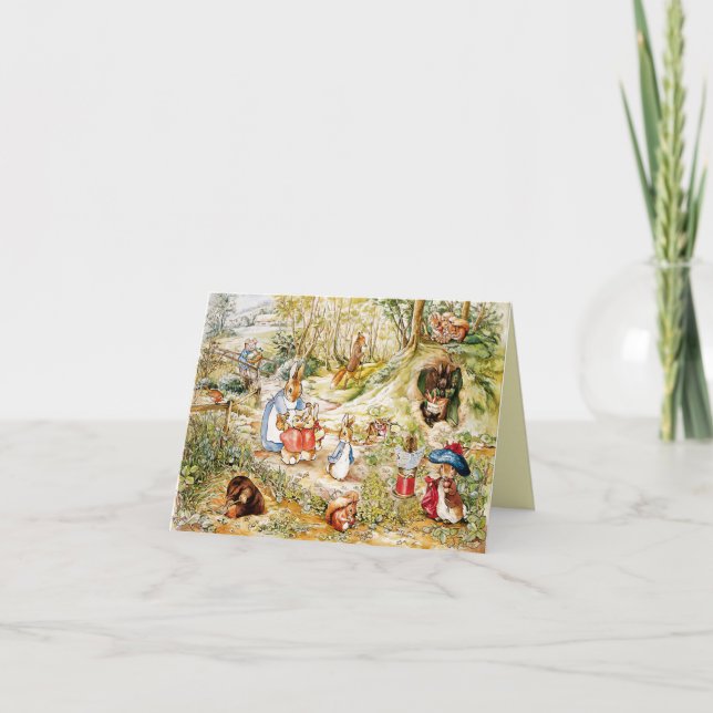 Tarjeta Peter the Rabbit (Anverso)