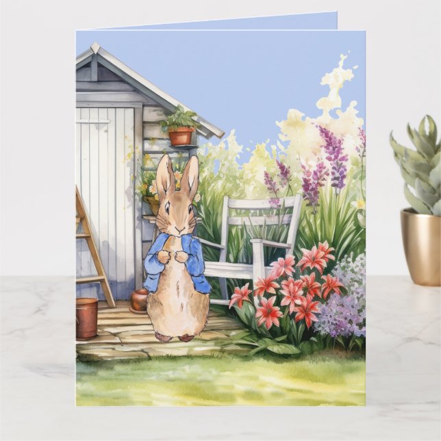 Tarjeta Peter the Rabbit Garden Shed (Planta pequeña)