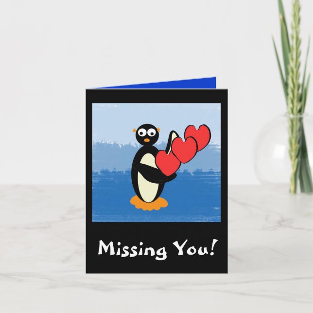 Tarjeta peteycarddesign, Missing You! (Anverso)