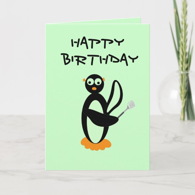 Tarjeta peteygrills, cumpleaños feliz (Anverso)