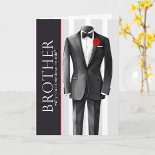 Tarjeta Petición de boda para que el hermano me acompañe a