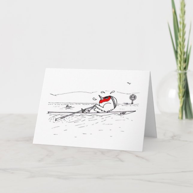Tarjeta Petirrojo del Rowing (Anverso)