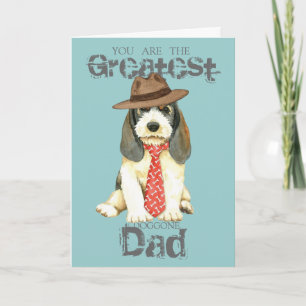 Tarjeta Petit Basset Griffon Vendeen Dad
