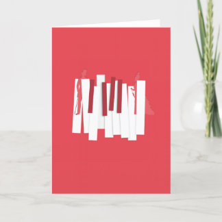 Tarjeta Petite Messe Solennelle (Rojo)