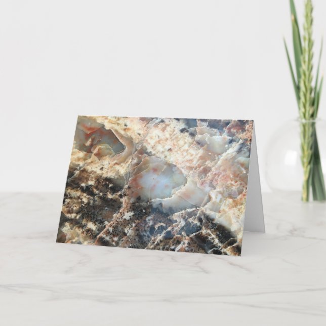 Tarjeta Petrified Wood Blank (Anverso)