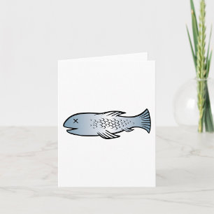 Tarjeta Pez Muerto