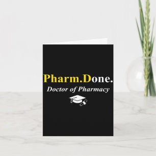 Tarjeta Pharm.terminado. terminado doctor en farmacia phar