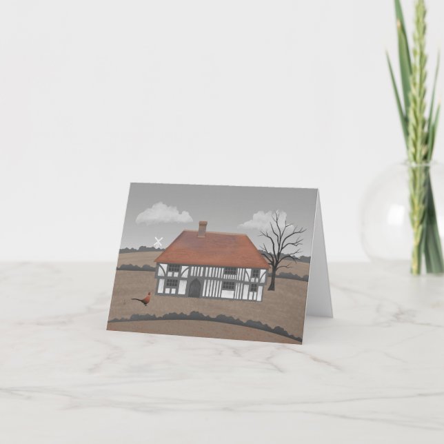 Tarjeta Pheasant Farmhouse (Anverso)