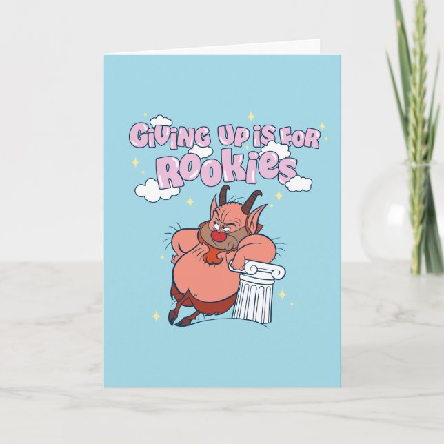 Tarjeta Phil - Giving Up is for Rookies Card (Anverso)