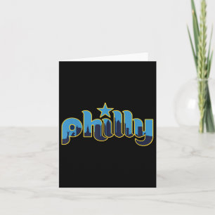 Tarjeta Philadelphia Philly - Diseño Retro - Clic 