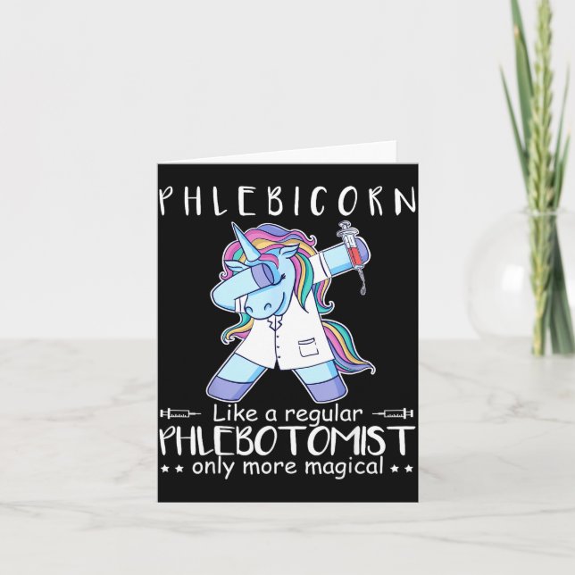 Tarjeta Phlebotomist Phlebotomy Quote  (Anverso)