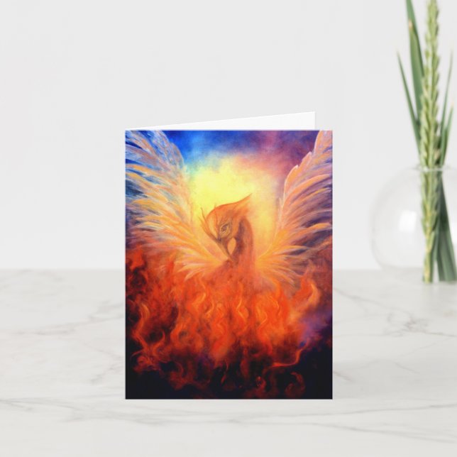 Tarjeta Phoenix Notecard de levantamiento (Anverso)