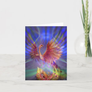 Tarjeta Phoenix Notecard de levantamiento