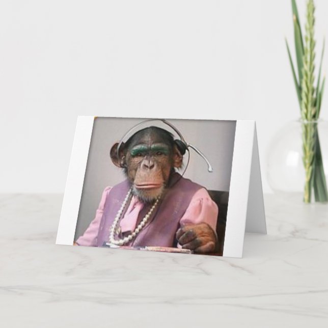 Tarjeta phone monkey (Anverso)