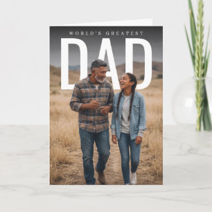 Tarjeta PhotoPop El Mejor Papá del Mundo