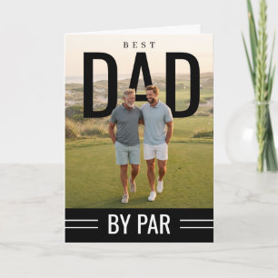 Tarjeta PhotoPop Mejor Papá Por Par Foto Personalizada