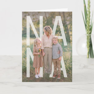 Tarjeta PhotoPop Nana Foto Personalizada