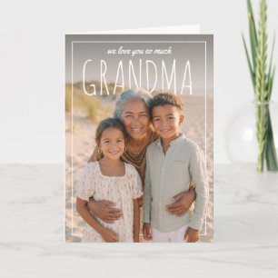 Tarjeta PhotoPop Personalizado Te Queremos Mucho Abuela