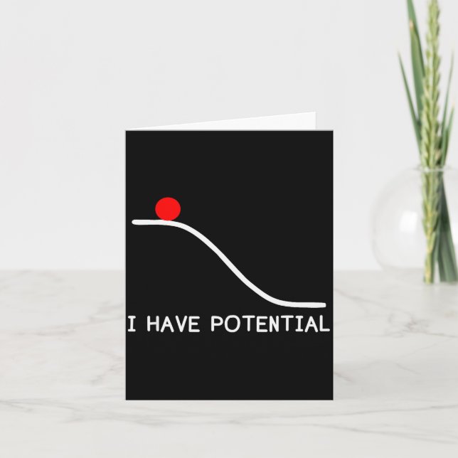 Tarjeta Physics I Have Tential Energy Funny  (Anverso)