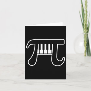 Tarjeta Pi Day 3.14 Piano Gracioso Día Pi 3.14