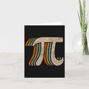 Tarjeta Pi Day Espiral de Camisas Pi Math Niños Estudiante