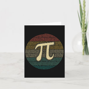 Tarjeta Pi Day Funny Math 3.14 Number Pi Lover Tee