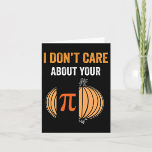 Tarjeta Pi Day Shirt Pi Symbol Onion Funny Math Teacher Pi