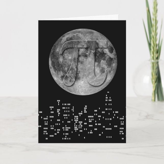 Tarjeta Pi De Luna En El Cielo (Anverso)