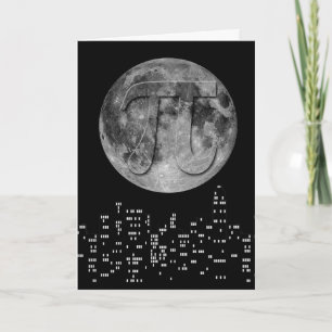 Tarjeta Pi De Luna En El Cielo