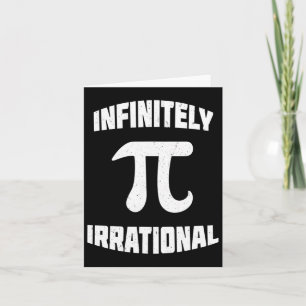 Tarjeta Pi Infinitamente Irracional Pi Day 314 Math Nerd G