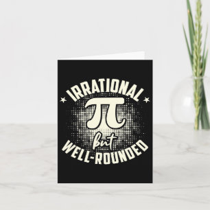 Tarjeta Pi Matemática Matemática Irracional Pero Bien Rode