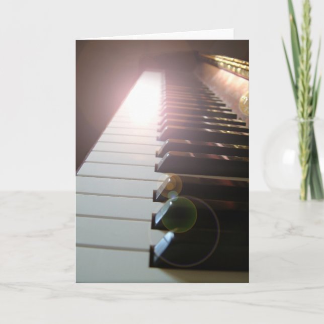 Tarjeta Piano (Anverso)