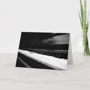 Tarjeta Piano Antiguo