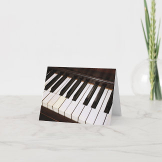 Tarjeta Piano Notecard
