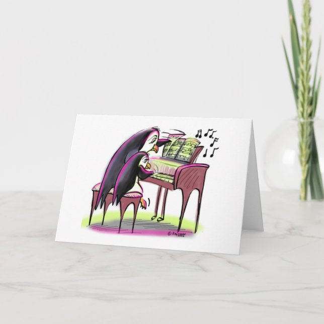 Tarjeta pIaNo pEnGuInS (Anverso)