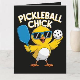Tarjeta Pickle ball Pickleball Pollita