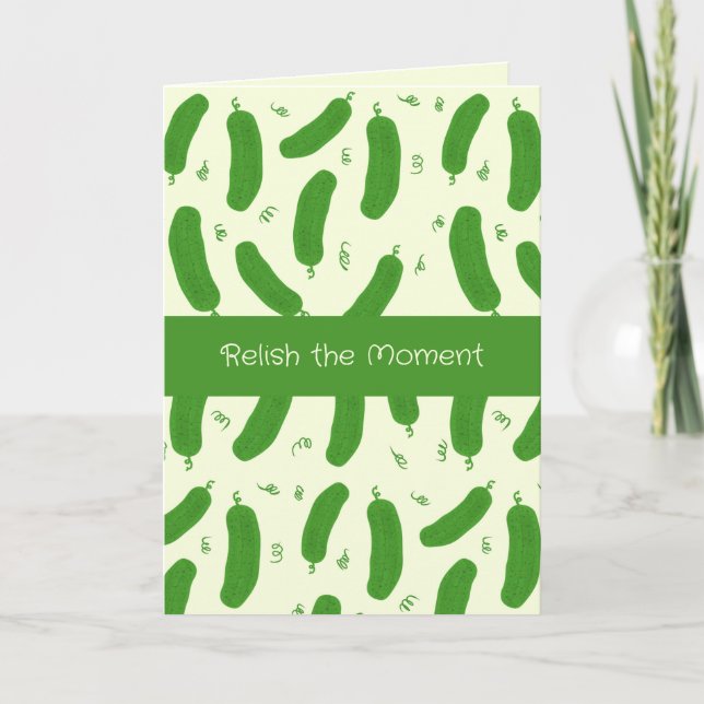 Tarjeta Pickle & Fresh Collection Birthday Card (Anverso)