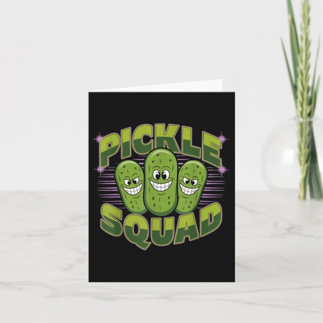 Tarjeta Pickle Squad Dill Team (Anverso)