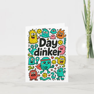 Tarjeta Pickleball day dinker 