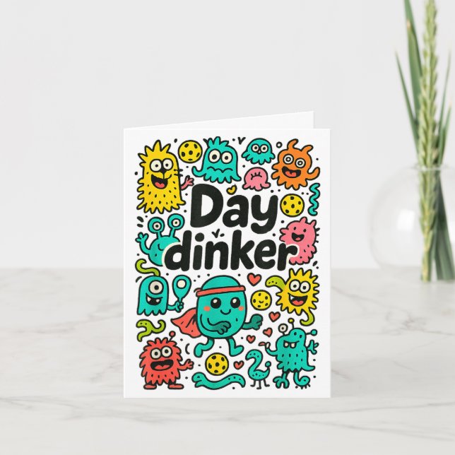 Tarjeta Pickleball day dinker  (Anverso)